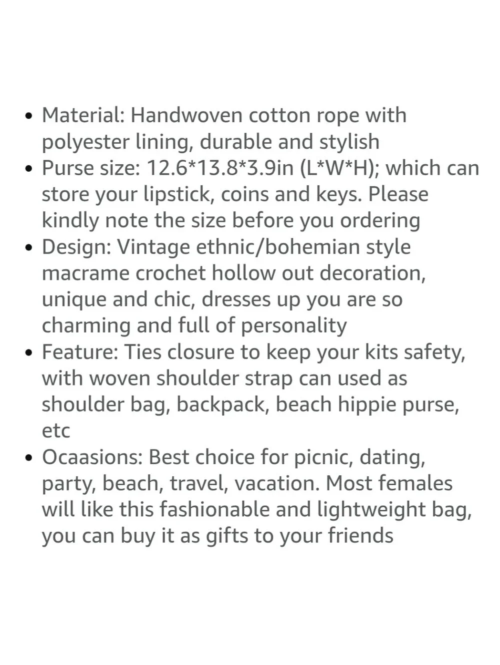 Woven Straw Backpack - Natural